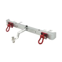 Magideal - Accesorio De Protección Trasera De Metal Rc 1:12, Pieza De Actualización Resistente Y Fácil De Instalar Para Mn82 Lc79 1:12 Rc Crawler, Automóviles, Plateado