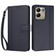 thumbnail image 3 of Funda Cartera Trébol para Xiaomi Redmi 17 4G/5G con Ranuras Tarjetas y Carga Inalámbrica Azul oscuro, 3 of 6