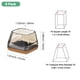 thumbnail image 3 of Uxcell 8-Pack Protectores de Suelo para Patas de Silla, Almohadillas de Silicona Ajustables de 1.2-1.8" con Almohadillas Cuadradas de Fieltro para Patas de Muebles para Suelos de Madera [Negro], 3 of 7