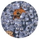 thumbnail image 3 of Alfombra Redonda de Felpa Coral Desmarcar Grizzy y los Lemmings 60cm, 3 of 6