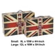 thumbnail image 5 of Juego de 2 maletas Benjara con estampado de la Union Jack, 5 of 9