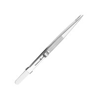 Magideal - Pinzas Bead Grabber Catcher Joyería De Acero Inoxidable Pinzas Joyeros Herramienta De Recogida Para Componentes Electrónicos Artesanía Herramientas De , Derecho