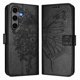thumbnail image 1 of Funda Cartera Mariposa Para Samsung Galaxy S24 Plus Con Soporte Y Ranuras Para Tarjetas Negro, 1 of 5
