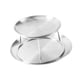 thumbnail image 4 of Turdy Accesorio De Estante Para Platos Para Servir Mariscos, Expositor De Dos Niveles Para Juego De Estantes Para Bandejas De Cafetería, 4 of 5