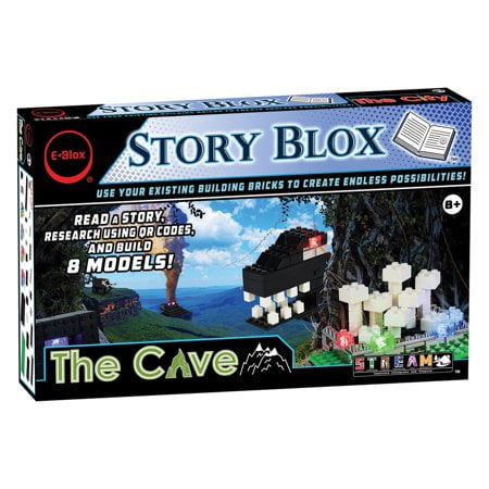 Set de construcción E-Blox Story Blox La Cueva con 118 piezas