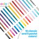 thumbnail image 2 of Juego de rotuladores con purpurina Ooly Rainbow Sparkle con 15 rotuladores, 2 of 5