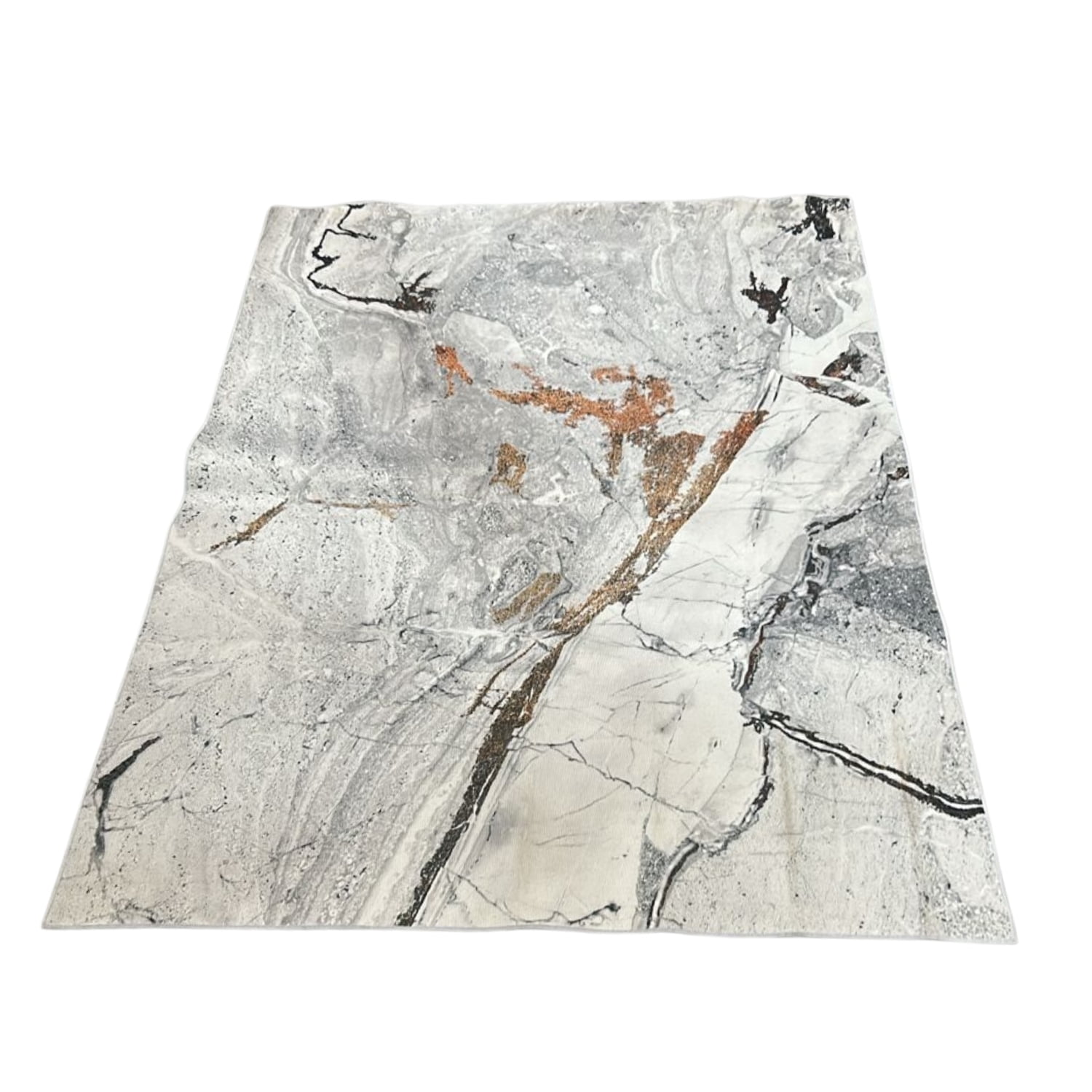 Crusec - Alfombra 140x200cm Decorativa Living Estampada Terciopelo