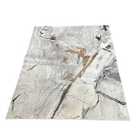 Crusec - Alfombra 140X200Cm Decorativa Living Estampada Terciopelo