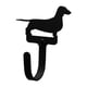 thumbnail image 1 of Gancho de pared Village Wrought Iron, perro salchicha pequeño, negro, 1 of 1