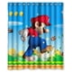 thumbnail image 1 of Cortina de ducha Super Mario Bros. Juego de cortinas de baño con ganchos, tamaño 60 x 72 pulgadas, 1 of 3