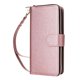 thumbnail image 4 of Funda Cartera con Cremallera y Correa para Samsung Galaxy S22 Ultra 5G Soporte y Tarjetero Oro rosa, 4 of 6