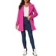 thumbnail image 2 of INSPIRE CHIC Abrigo Elegante para Mujer con Solapa de Chal y Botonadura Simple Abrigo Largo de Invierno L Rosa Fucsia, 2 of 6