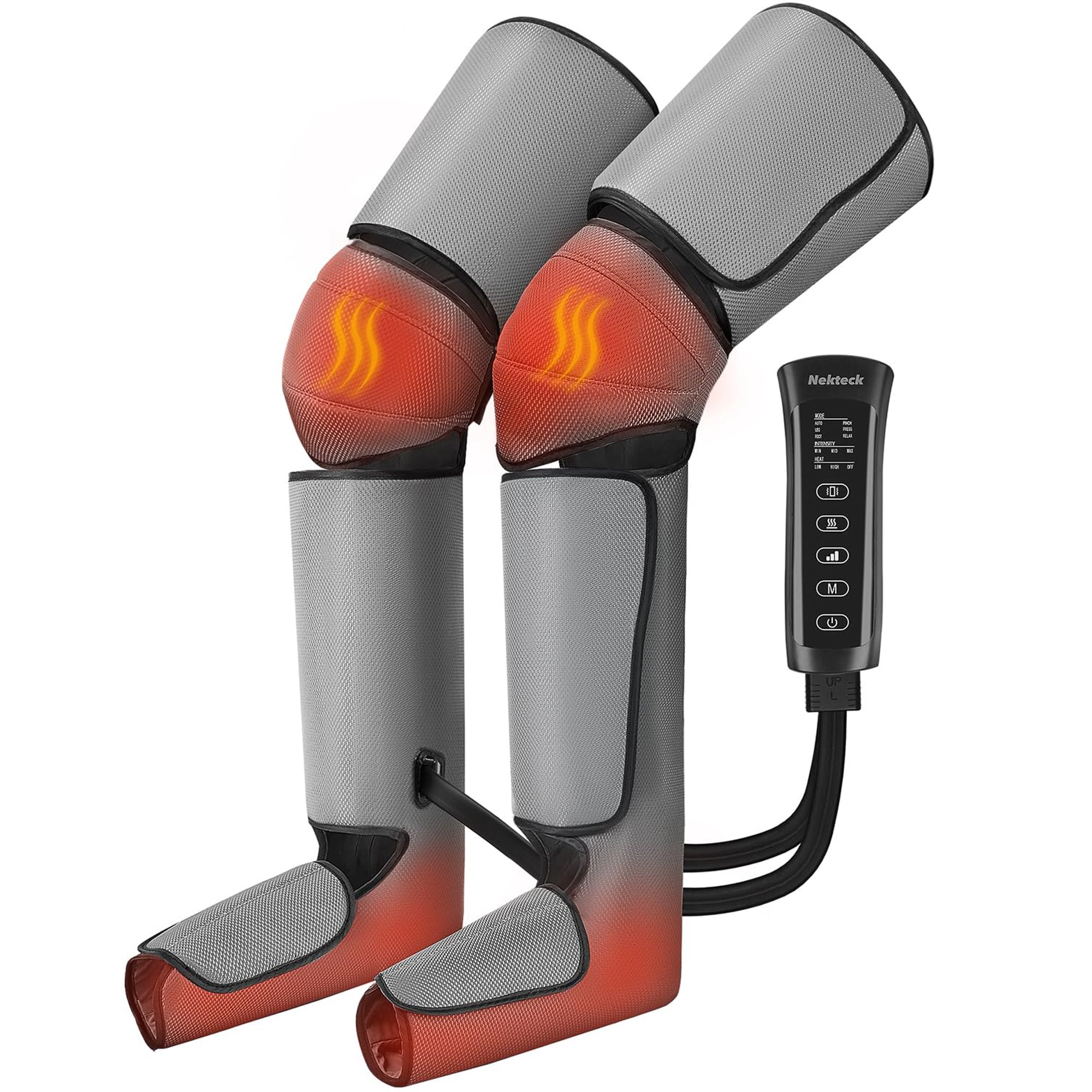 Masajeador De Piernas Nekteck Para La Circulación Y El Alivio Del Dolor Con Calor