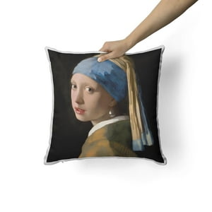 Creango - Cojin Decorativo La Joven De La Perla