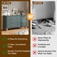 thumbnail image 3 of 6-Drawer Double Dresser in Green, Modern Storage Cabinet with Metal Handles & Solid Wood Legs, Dresser Drawer Organizer for Kids Bedroom, Heavy-Duty Wooden Dresser with Pre-Installed, 3 of 3
