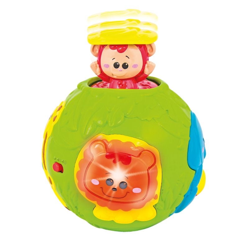 Winfun - Juguete Bebé Bola Roll N Pop Mono