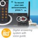 thumbnail image 4 of Teléfono inalámbrico AT&T CL82219 DECT 6.0 de 2 auriculares con contestador automático, 4 of 9