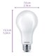 thumbnail image 3 of Bombilla LED PHILIPS A21 de 3 niveles de brillo, 5000 K luz diurna, 3 of 8