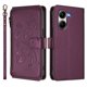thumbnail image 2 of Funda Cartera Mariposa para [Xiaomi Poco X7 Pro] con Soporte y Cremallera Violeta, 2 of 6