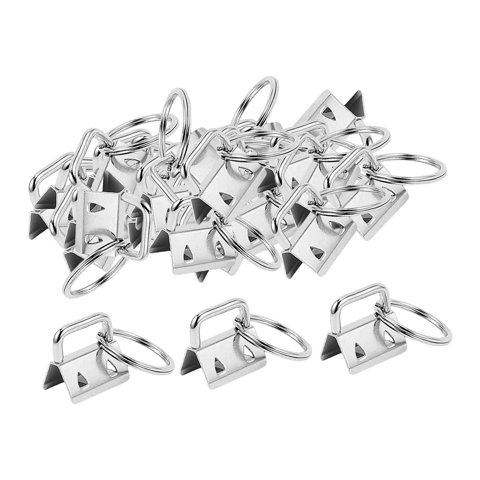 Bothyi - 50 Piezas De Hardware De Llavero Con Anillo Dividido Ligero Para Cordón De Llavero