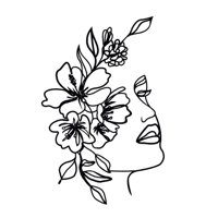 Magideal - Arte De Pared De Metal, Línea Femenina, Silueta Minimalista, Escultura De Pared Abstracta Para El Hogar, Dormitorio, Sala De Estar, Decoración De Pare