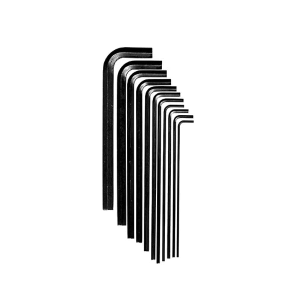 Eklind Tool - Juego De Llaves Hexagonales Eklind De 11 Piezas Con Acabado De Óxido Negro Y Funda