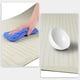 thumbnail image 4 of REGALWOVEN Alfombra de Cocina Moderna Suave y Confortable Absorbente Antideslizante Lavable para el Piso Blanco 24" x 36", 4 of 6