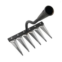 Magideal - Malas De Mano Gardín, Removedor De Malezas, Herramienta De Acero Para Aflojar El Piso, Las Malas Hierbas, Los Rastrillos De Jardín Para El Patio Trase 6 Dientes