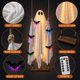 thumbnail image 5 of Decoración de fantasma ULihaian 150 cm con luces y murciélagos 3D, 5 of 9