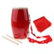 thumbnail image 3 of Tambor De Cintura Tradicional Con Baquetas Aprendizaje Enseñanza Tambores De Cintura Para Adultos 9 Cm PVC, 3 of 5