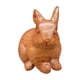 thumbnail image 3 of Estatuilla De Conejo, Adorno, Estatuilla De Liebre De Madera, Decoración De Mesa Para Dormitorio, Estilo Sin Laca, 3 of 3
