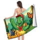 thumbnail image 4 of Franklin Toalla de playa de secado rápido con diseño temático, regalo para mujeres y niñas, ideal para cumpleaños, fans, amantes de la música, uso en la playa o al aire libre, 78 × 180 cm, 4 of 6