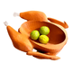 thumbnail image 1 of Recipiente en forma de PAVO, 1 of 3