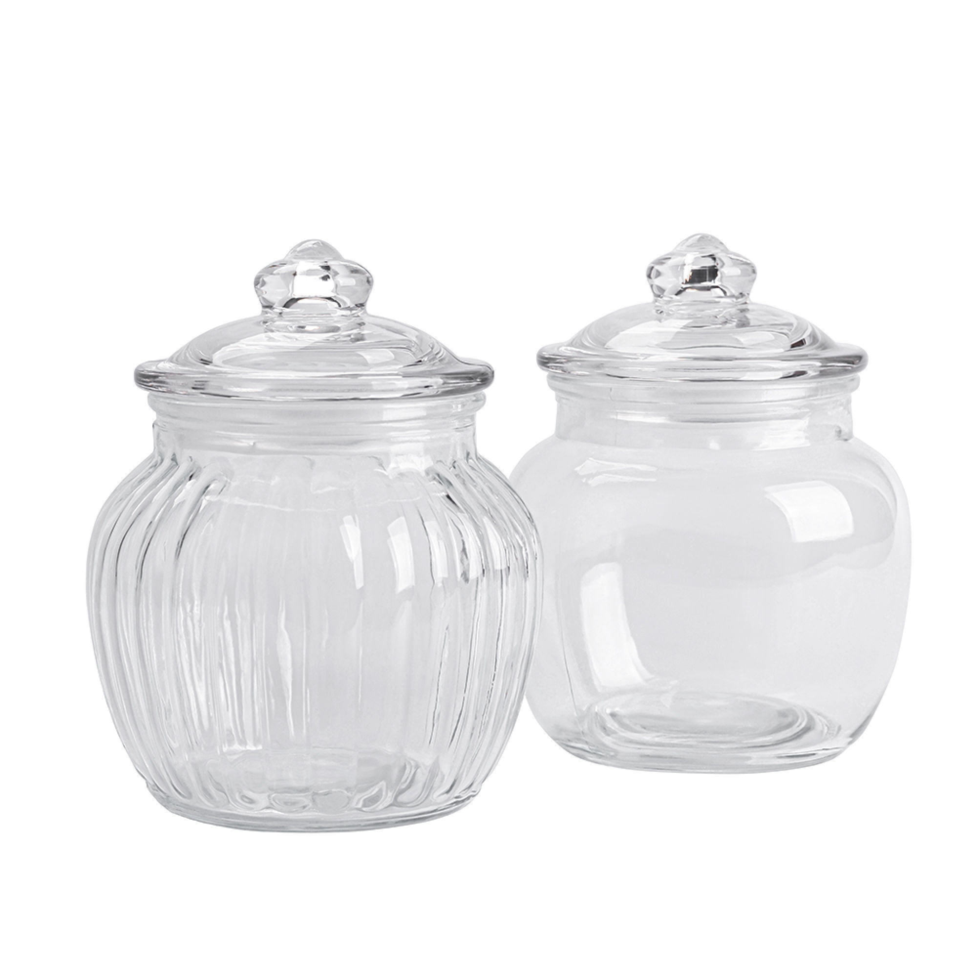 Canister 600ml Vidrio 1 Pieza Transparent, Producto Surtido 1 Un Haus