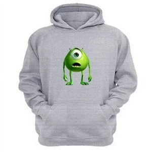 Genérico - Polerón Canguro Fabrica De Monstruos Gris Claro Talla S Unisex