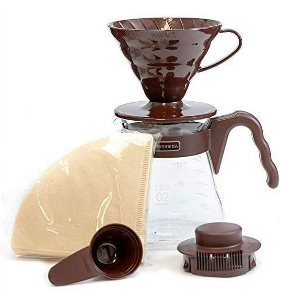 Set de café para servir café Hario V60, tamaño 02, con gotero