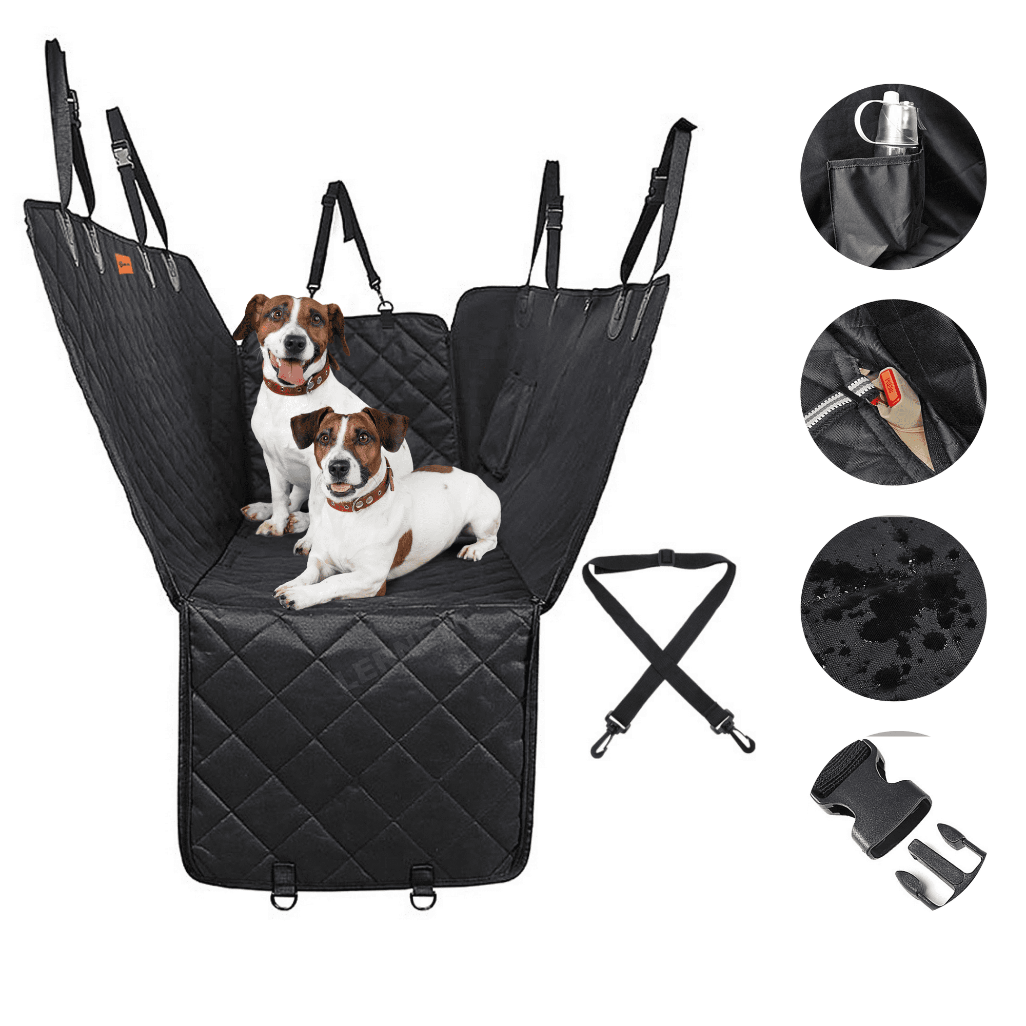 Keru - Protector De Asiento - Funda De Auto Para Mascotas Perros O Gatos