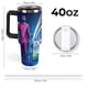 thumbnail image 2 of Gianluigi Donnarumma Vaso aislado de acero inoxidable con asa, diseño temático, regalo para familia, amigos y fans; incluye pajita y encaja en el portavasos estándar, 40 oz, 2 of 6