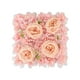 thumbnail image 1 of Panel De Flores Artificiales, Telón De Fondo De Flores Rosas Para Boda, Día De San Valentín, Rosa Melocotón, 1 of 3