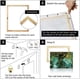 thumbnail image 4 of Kit DIY de Marco de Lienzo de Madera USTARAIL 41x51 cm, 4 of 4
