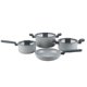 thumbnail image 1 of Batería de Cocina Antiadherente Pompei Granito 7 pcs Simplit, 1 of 8