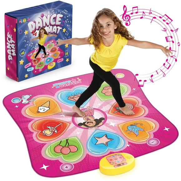 Alfombra de baile Play22 para niños con luces LED y música integrada