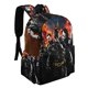 thumbnail image 2 of El Caballero Oscuro-theme Backpack, Campus style schoolbag Bookbag with Adjustable Shoulder Straps And Large Zip Compartment, Unisex Travel Bags.42x30x15cm, 2 of 6