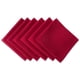 thumbnail image 1 of Servilletas DII 100% poliéster hilado, 18 x 18 cm, color rojo (6 unidades), 1 of 7