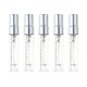 thumbnail image 1 of 5 Uds Vacío 5ml Botellas De Perfume Recargables Bomba De Tubo De Pulverización Viales De Vidrio De Plata, 1 of 5