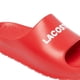 thumbnail image 2 of Sandalias Slide Lacoste Serve para mujer, color rojo, talla 8, 2 of 2