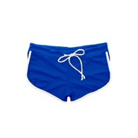 Samia - Hot Pant Juvenil Azul Con Blanco 14