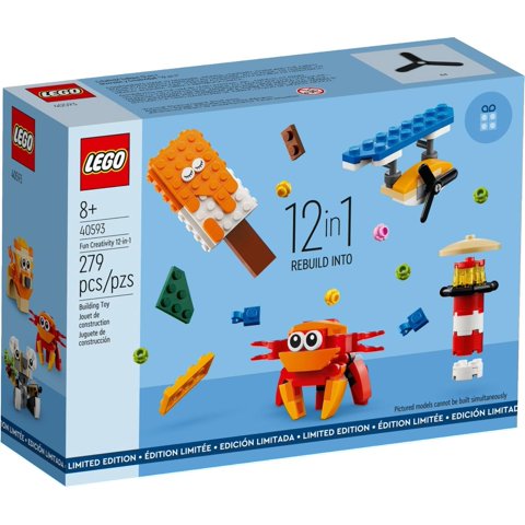 Set Promocional 12 En 1 Lego Creator Fun Creativity 40593