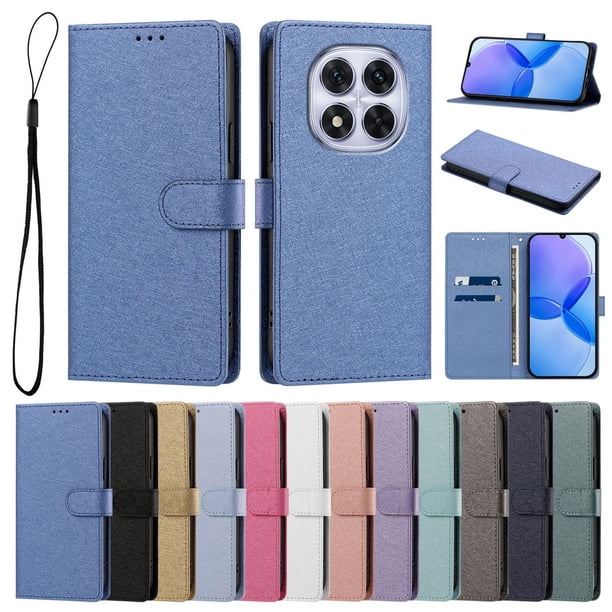Cartera Protectora para Xiaomi Poco X7 5G con Soporte, Azul