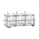 thumbnail image 4 of Juego De Caja De Condimentos Transparente, Tarro De Especias De Cocina Fácil De Limpiar Para El Comedor Y El Hogar, 4 of 5